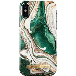 Apple iPhone X/XS Fashion Case Golden Jade Marble Ideal Of Sweden