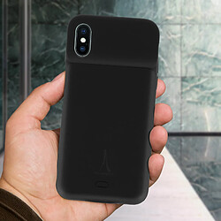 Avis Coque iPhone X / XS Protection Rigide 2 en 1 Batterie 3500mAh Akashi Noir