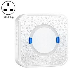 Wewoo P6 110dB Wireless IP55 Etanche Faible Consommation WiFi Récepteur de sonnette Doing-DongDistance de réception 300mUK Plug Blanc