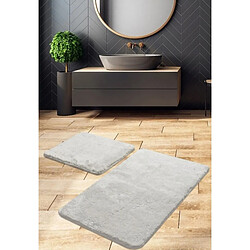 EPIKASA Lot de 2 Tapis de Salle de Bain Plush