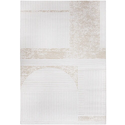 ICONIK INTERIOR Grand Tapis Design Contemporain et Moderne - Beige (290x200 cm) - Awa Beige