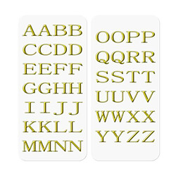 Celly Stickers Letras Doradas