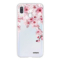 Coque Samsung Galaxy A40 360 intégrale transparente Cerisier Ecriture Tendance Design Evetane.