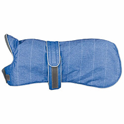 TRIXIE Manteau d'hiver pour chiens Belfort Taille L 55 cm Bleu