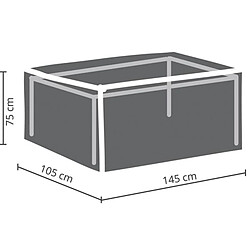 Perel Housse D'Extérieur Pour Table Max. 140 Cm