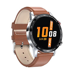 Chrono Montre Connect¨¦e Chronus L16 ?tanche Fitness Tracker-Brun