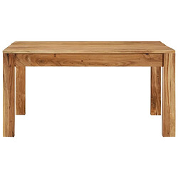 ComfortXL Table Basse 80x80x40 Cm Bois D'acacia Massif