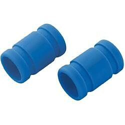 Raccord silicone 13x20x32mm (2) bleu