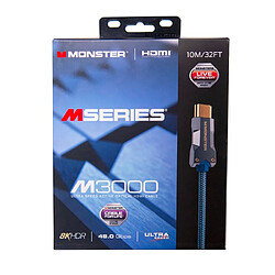 Acheter Monster Câble HDMI M3000 UHD 8K HDR Dolby Vision 48Gbit/s 10m Bleu / Marron