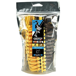 CRAMPON Chevilles universelles en grappe - 175 pcs