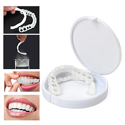 Sourire Snap Faux Placages De Dents Couvre-dents Cosmétique Accolades Supérieures Des Dents pas cher