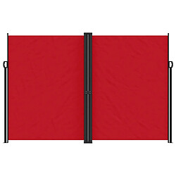 Avis Maison Chic Auvent latéral rétractable de balcon | Store extérieur | Auvent solaire Rouge 220x1200 cm -GKD37463