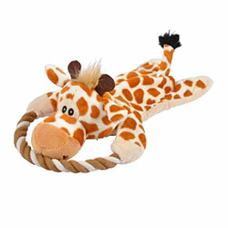 Paris Prix Peluche pour Chien Girafe 21cm Marron 