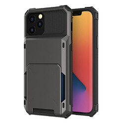 Coque en TPU anti-chute, porte-cartes, hybride noir pour votre Apple iPhone 13 Pro Max 6.7 pouces