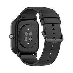 Bracelet en silicone réglable 20mm noir pour votre Samsung Galaxy Watch3 41mm/Watch Active