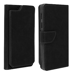 Avizar Etui Smartphone 3,8 à 4,3'' Housse Portefeuille Universelle Porte-cartes Noir