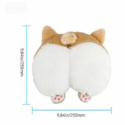 Universal Corgi mignon cul lancer oreiller cou support oreiller coussin animaux fourrés jouets pas cher