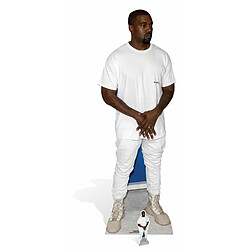 Star Cutouts Figurine en carton taille reelle Kanye West (T-shirt) 166cm