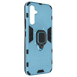 Avizar Coque pour Galaxy A34 5G Hybride Antichoc Bague Métallique Support bleu