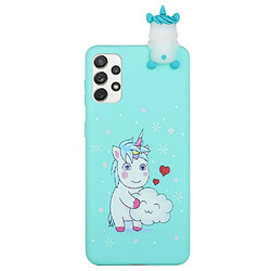 Coque en TPU antichoc, anti-rayures, motif mini poupée Cheval et cœur pour votre Samsung Galaxy A33 5G