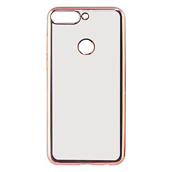 Avis Totalcadeau Coque de protection comptabile Huawei Y7 2018 Flexible Métallisé TPU - Housse Couleur - Gris pas cher