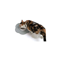 Cat-it Cat It Napperon En Forme De Fleur - Format Moyen - Gris - Pour Chat