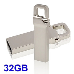 Wewoo Clé USB Disque flash métallique de 32 Go de style porte-clés USB 2.0