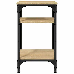 Maison Chic Table d'appoint | Table Basse Chêne sonoma 35x30x60 cm Bois d'ingénierie -GKD58193 pas cher