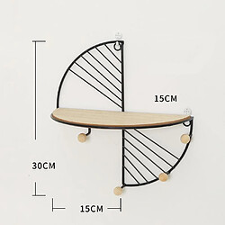 Acheter Mur monté flottant étagères étagère rack noir