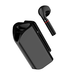 Oreillette Bluetooth 5.0 avec Boiter de Charge Son Clair Autonomie 5h XO Noir