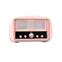 Universal En haut-parleur YYH-Bluetooth Subwoofer Small Stelet Stéréo En haut-parleur Speaker en haut-parleurs Mic Callers (Pink)