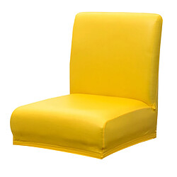 Acheter Housse De Chaise Extensible Housse De Protection Tabouret à Dossier Court Bar Pub Jaune