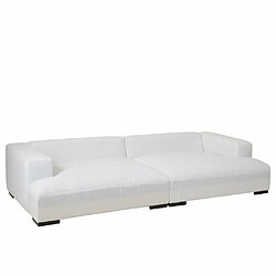 Inside 75 Canapé design modulable LITA 9 coussins Xxl Blanc