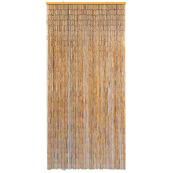 vidaXL Rideau de porte Bambou 90 x 200 cm