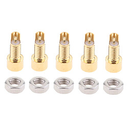 5X Bague à Visser Vis de Connecteur de Casque Rondelle Mmcx Connecteur Casque en Cuivre MMCX Ecrou pour Écouteur