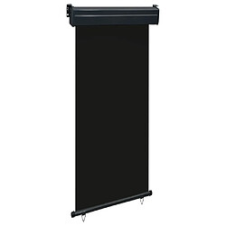 Maison Chic Auvent latéral de balcon | Store extérieur | Auvent solaire 105x250 cm noir -GKD21739