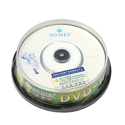 Acheter Wewoo Pour 10 pcs blanc 8cm Mini DVD-R, 1.4GB / 30mins, 10 pcs dans un emballage, le prix est