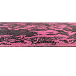 Vidal Tapis de laine 141x133 rose Vintage Royal pas cher