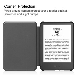 Etui en PU + TPU avec fonction d'éveil/veille automatique pour votre Amazon Kindle Paperwhite 11th Gen (2022) - bleu