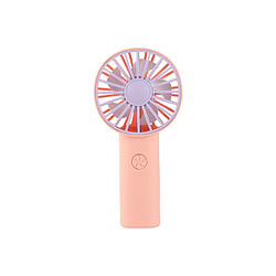 Avis Ventilateur Portable Silencieux Économiseur d'énergie En Plastique à Une Touche De Contrôle USB Ventilateur De Refroidissement Rechargeable Décor De Bureau - Rose