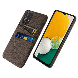 Coque en TPU antichoc avec porte-cartes marron pour votre Samsung Galaxy A72 4G/5G