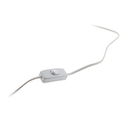 Cordon avec interrupteur pour luminaire 1,5m Blanc - Zenitech