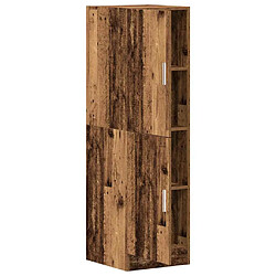 Acheter vidaXL Armoire de cuisine vieux bois 38x41,5x131,5 cm bois ingénierie