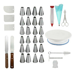 Acheter 36 Pièces Ornements De Cuisson Ensemble Conseils De Buse Support De Gâteau Grattoirs Brosses Bricolage