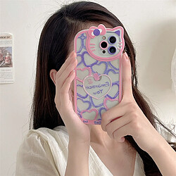 Avis GUPBOO Étui pour iPhone12 Plein écran graffiti love niche étui pour téléphone portable transparent