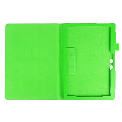 Wewoo Housse Étui vert pour Lenovo TAB 2 A10-30 X30F & TAB 2 A10-70F, 10 pouces Litchi Texture Horizontal Flip solide couleur en cuir avec support pas cher