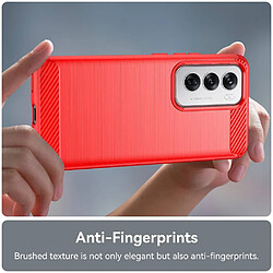 Acheter Htdmobiles Coque pour Oppo Reno 12 5G - housse etui silicone gel carbone + film ecran - ROUGE