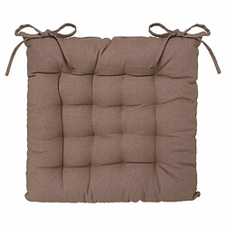 Coussin de Chaise Loria 38x38cm Taupe