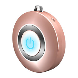 Acheter Collier Purificateur D'Air Personnel Mini Pour Bactéries Fumées Enfants Adultes Or Rose