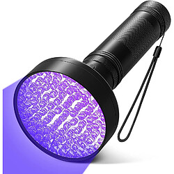 BESTA Lampe torche à lumière noire UV avec 100 LED, lampe à main ultraviolette, détecteurs d'urine pour animaux de compagnie pour faux billets de banque, chiens, tapis